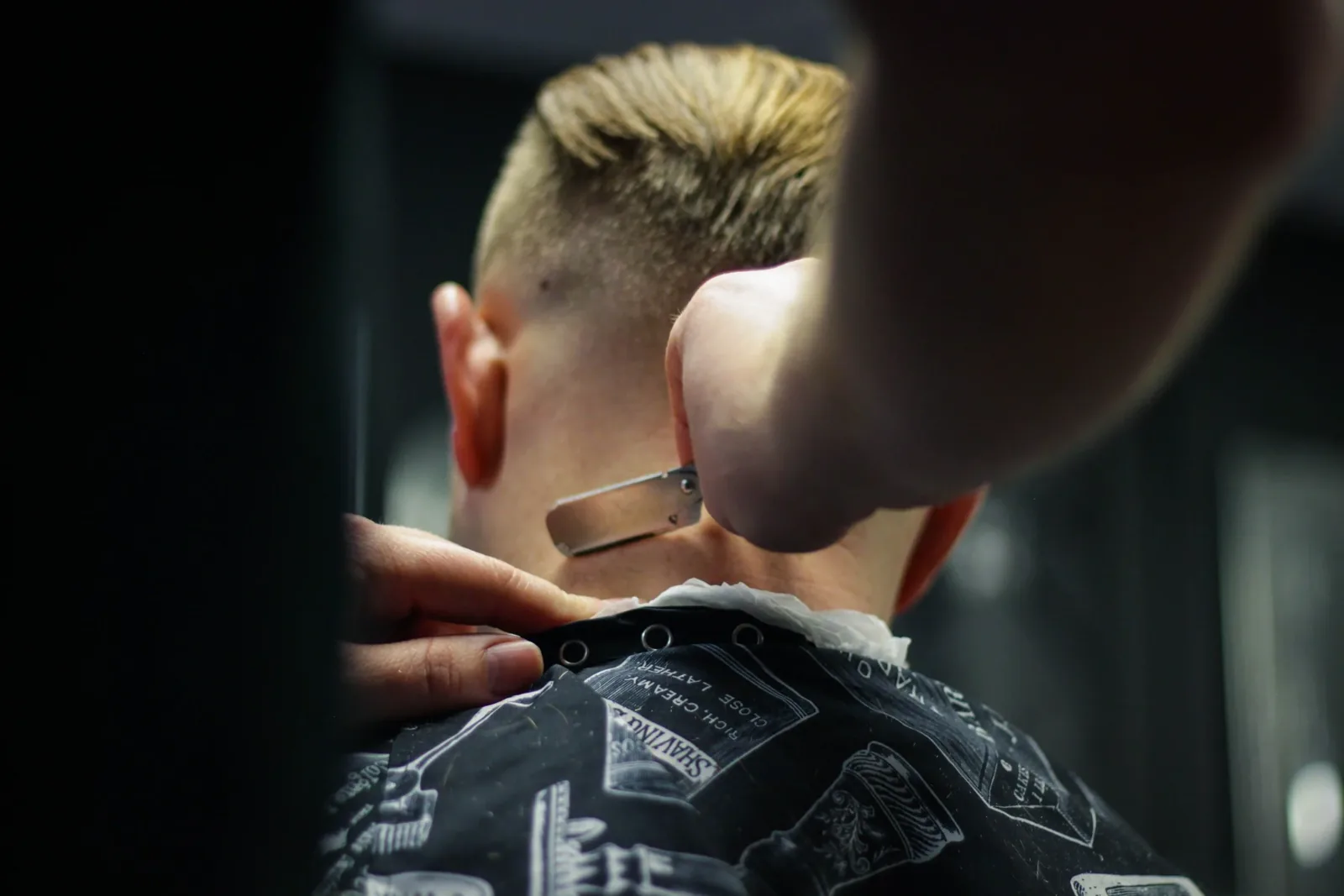 Straight razor shave at Joseph’s Barbershop